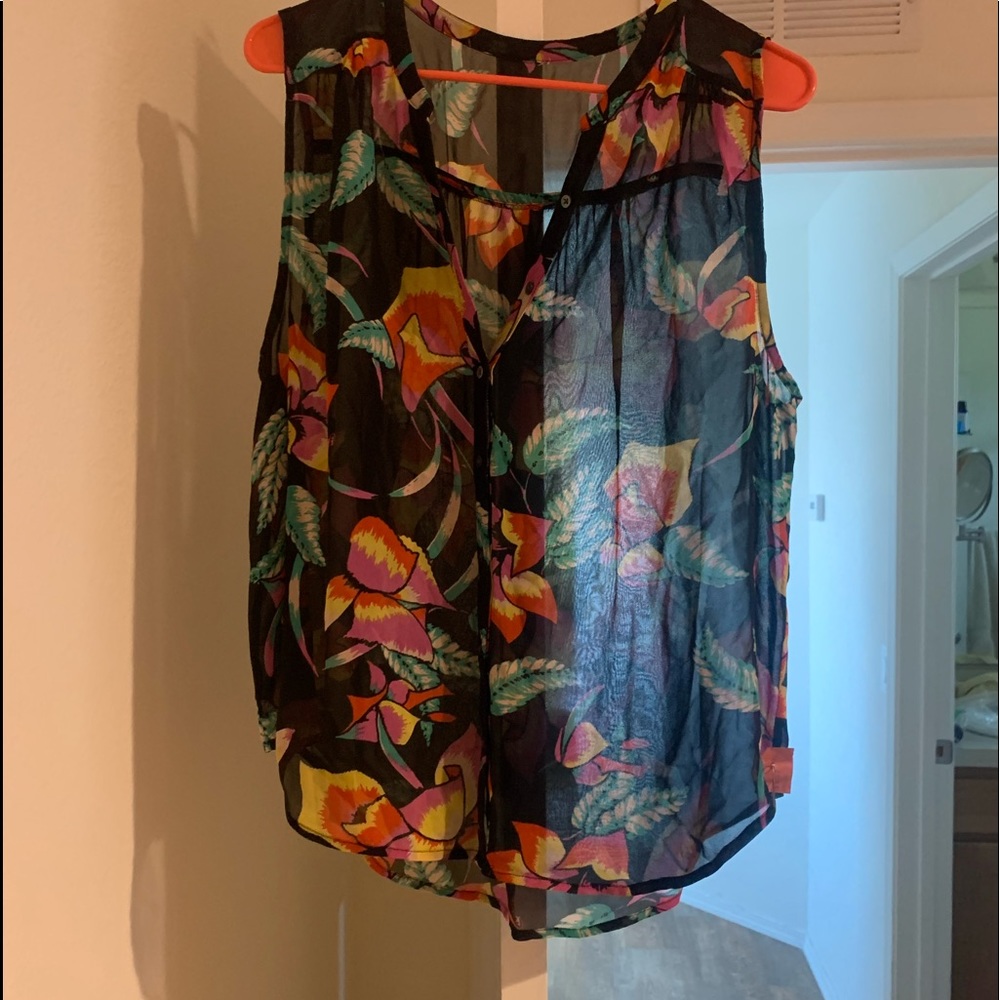 Silk Tropical Blouse